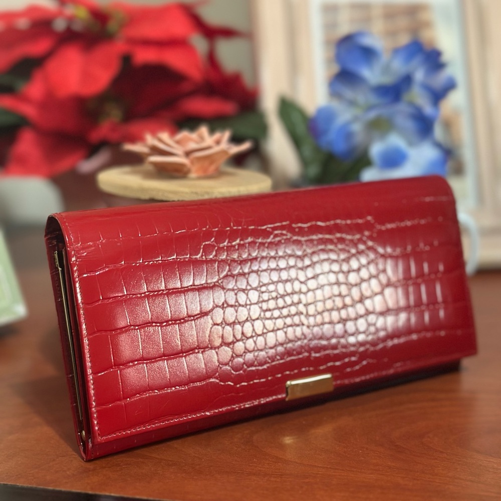 Red Koret Geniune Leather Wallet